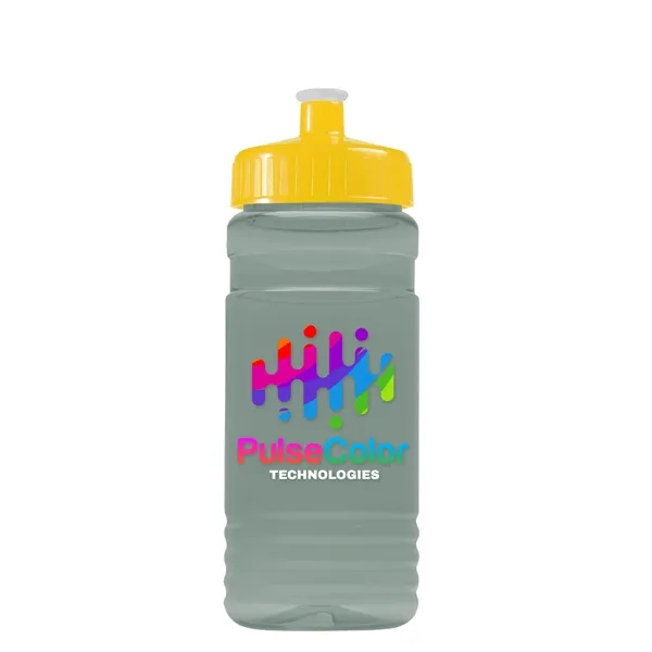 Transparent sports bottle, 20 oz. Straight-wall design with Push-Pull lid. Molded... from ASI 40480 Koozie Group