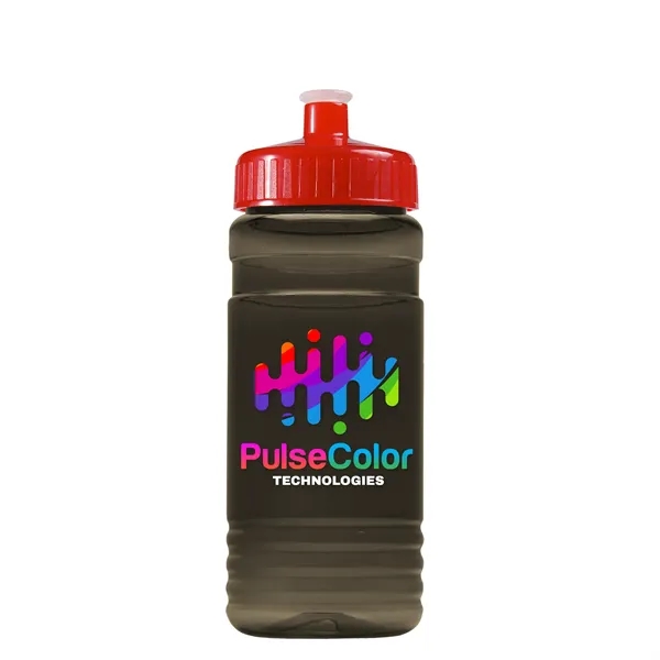 Transparent sports bottle, 20 oz. Straight-wall design with Push-Pull lid. Molded... from ASI 40480 Koozie Group