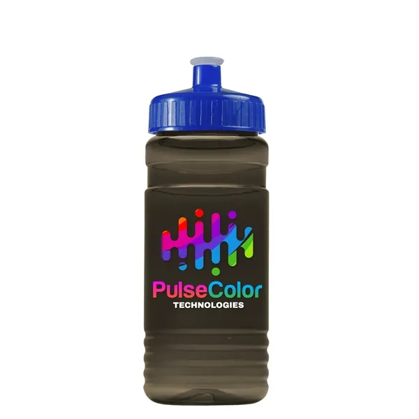 Transparent sports bottle, 20 oz. Straight-wall design with Push-Pull lid. Molded... from ASI 40480 Koozie Group