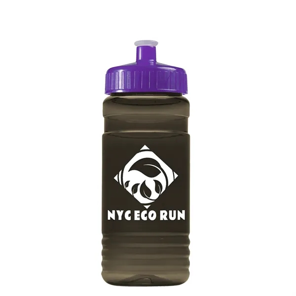 Transparent sports bottle, 20 oz. Straight-wall design with Push-Pull lid. Molded... from ASI 40480 Koozie Group