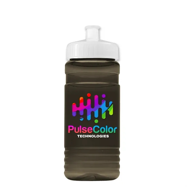 Transparent sports bottle, 20 oz. Straight-wall design with Push-Pull lid. Molded... from ASI 40480 Koozie Group