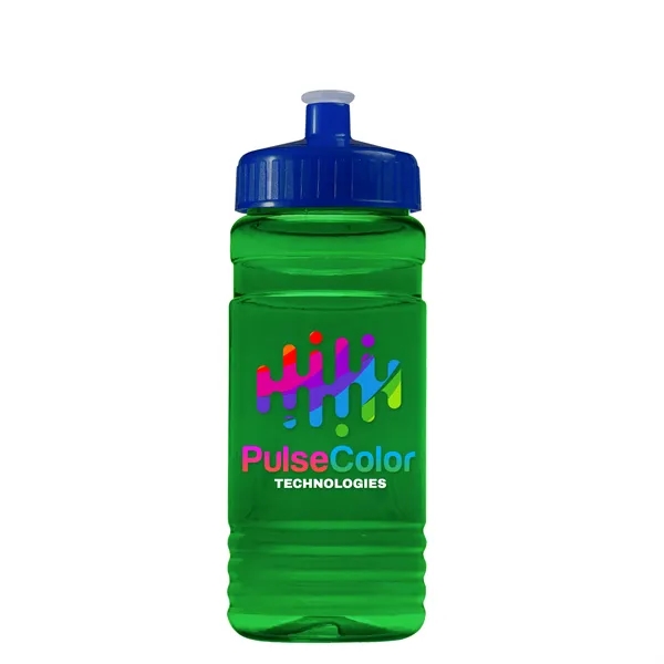 Transparent sports bottle, 20 oz. Straight-wall design with Push-Pull lid. Molded... from ASI 40480 Koozie Group