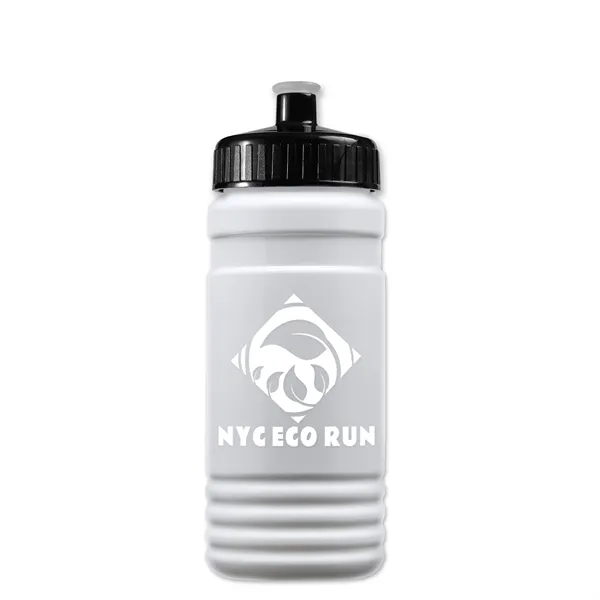 Transparent sports bottle, 20 oz. Straight-wall design with Push-Pull lid. Molded... from ASI 40480 Koozie Group