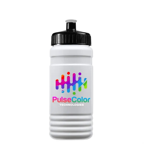 Transparent sports bottle, 20 oz. Straight-wall design with Push-Pull lid. Molded... from ASI 40480 Koozie Group