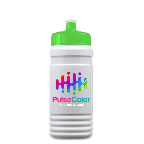 Transparent sports bottle, 20 oz. Straight-wall design with Push-Pull lid. Molded... from ASI 40480 Koozie Group