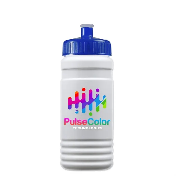 Transparent sports bottle, 20 oz. Straight-wall design with Push-Pull lid. Molded... from ASI 40480 Koozie Group