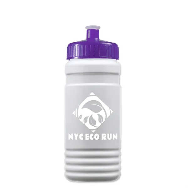 Transparent sports bottle, 20 oz. Straight-wall design with Push-Pull lid. Molded... from ASI 40480 Koozie Group