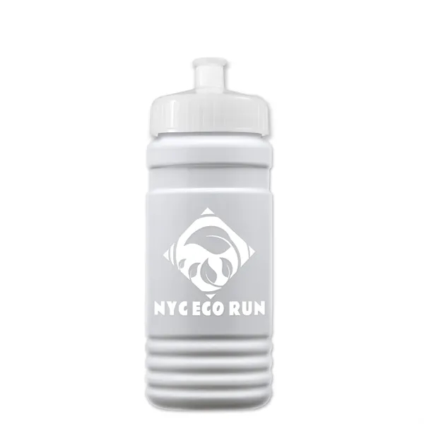 Transparent sports bottle, 20 oz. Straight-wall design with Push-Pull lid. Molded... from ASI 40480 Koozie Group