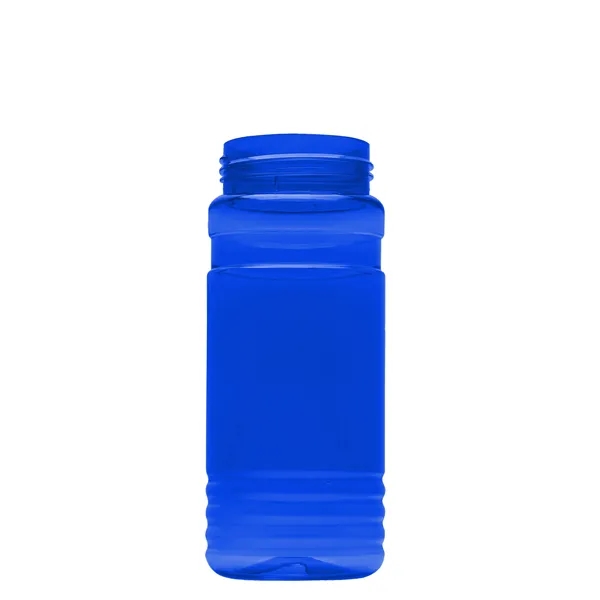 The Lil Stripe 20 Oz. PETE Bottle With Flip Straw Ring... from ASI 40480 Koozie Group