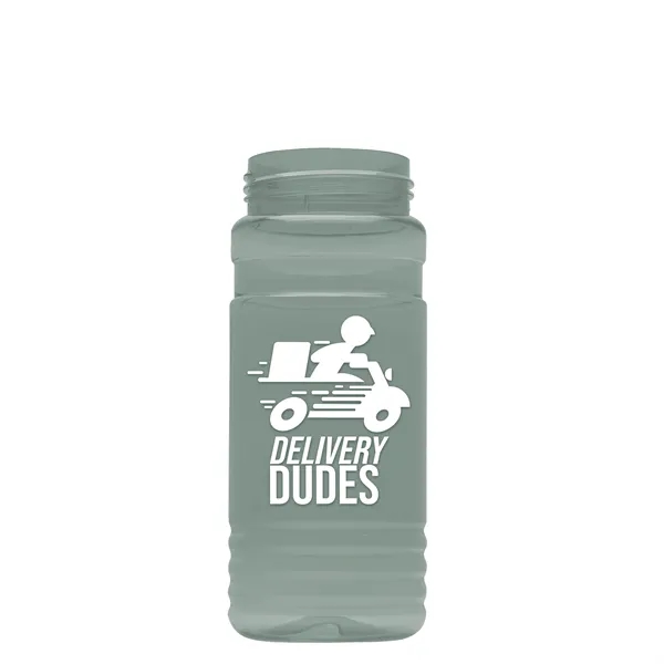 The Lil Stripe 20 Oz. PETE Bottle With Flip Straw Ring... from ASI 40480 Koozie Group