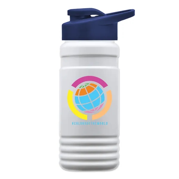20 OZ. Big Grip Transparent Bottle -Drink-thru Lid... from ASI 40480 Koozie Group