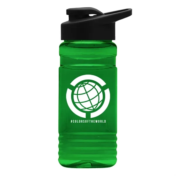 20 OZ. Big Grip Transparent Bottle -Drink-thru Lid... from ASI 40480 Koozie Group