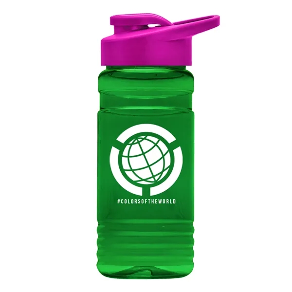 20 OZ. Big Grip Transparent Bottle -Drink-thru Lid... from ASI 40480 Koozie Group
