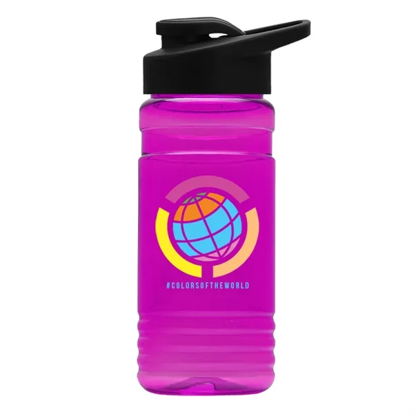 20 OZ. Big Grip Transparent Bottle -Drink-thru Lid... from ASI 40480 Koozie Group
