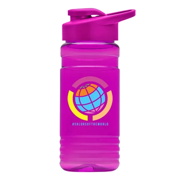 20 OZ. Big Grip Transparent Bottle -Drink-thru Lid... from ASI 40480 Koozie Group