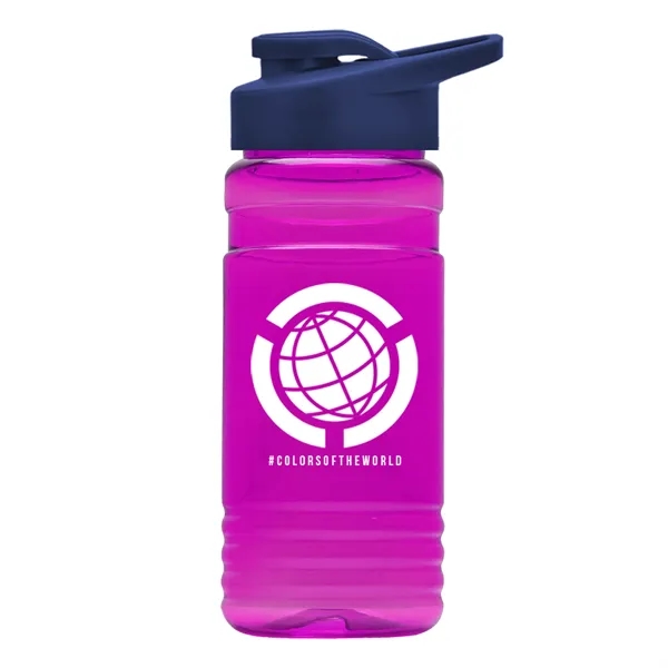 20 OZ. Big Grip Transparent Bottle -Drink-thru Lid... from ASI 40480 Koozie Group