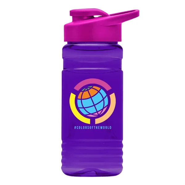20 OZ. Big Grip Transparent Bottle -Drink-thru Lid... from ASI 40480 Koozie Group