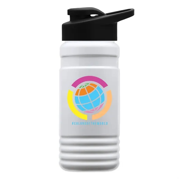20 OZ. Big Grip Transparent Bottle -Drink-thru Lid... from ASI 40480 Koozie Group