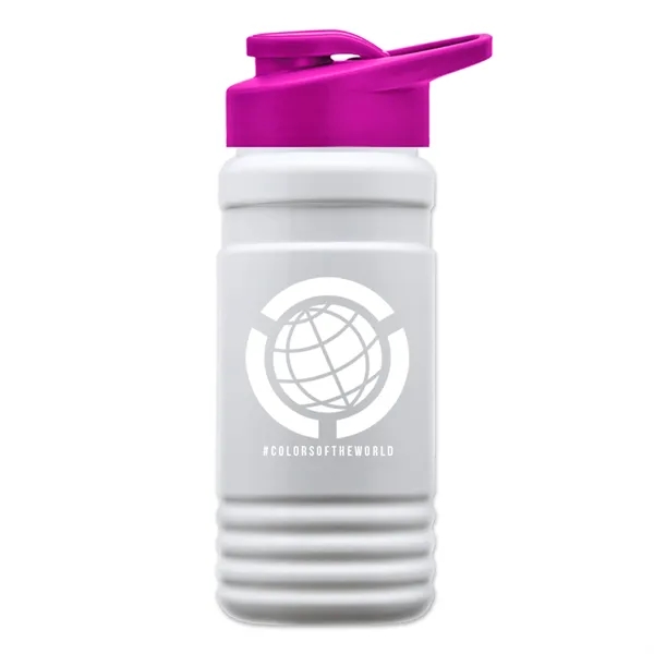 20 OZ. Big Grip Transparent Bottle -Drink-thru Lid... from ASI 40480 Koozie Group