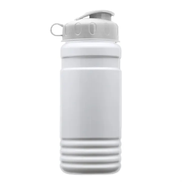 Transparent sports bottle, 20 oz. Straight-wall design with Flip Top Lid.... from ASI 40480 Koozie Group