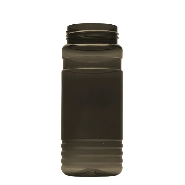 Transparent sports bottle, 20 oz. Straight-wall design with Flip Top Lid.... from ASI 40480 Koozie Group