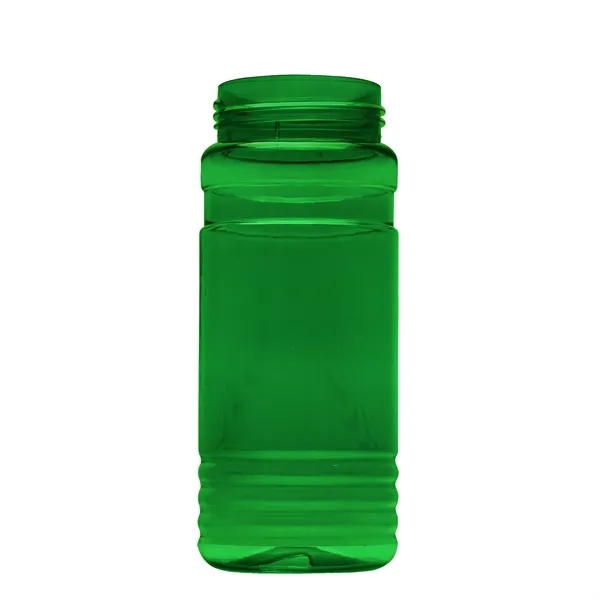 Transparent sports bottle, 20 oz. Straight-wall design with Flip Top Lid.... from ASI 40480 Koozie Group