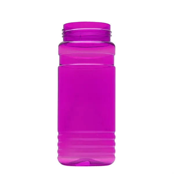 Transparent sports bottle, 20 oz. Straight-wall design with Flip Top Lid.... from ASI 40480 Koozie Group