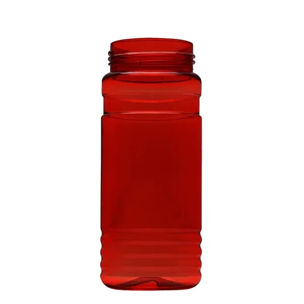 Transparent sports bottle, 20 oz. Straight-wall design with Flip Top Lid.... from ASI 40480 Koozie Group