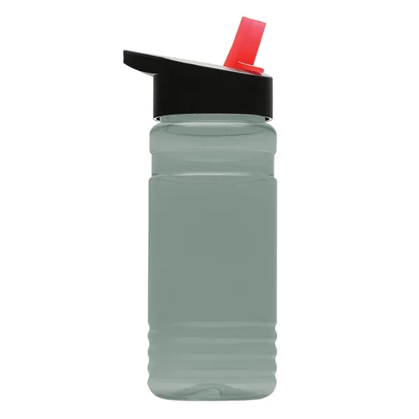 Big Grip 20 oz. Transparent Bottle -Flip Straw Lid... from ASI 40480 Koozie Group