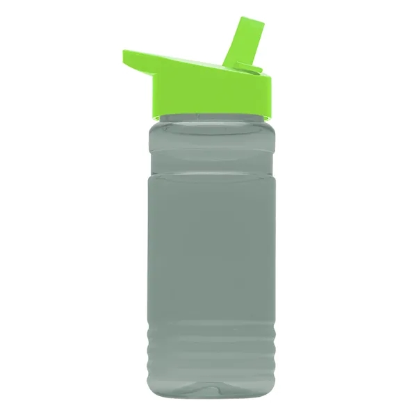 Big Grip 20 oz. Transparent Bottle -Flip Straw Lid... from ASI 40480 Koozie Group