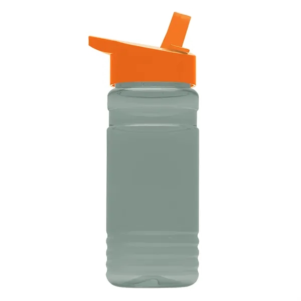Big Grip 20 oz. Transparent Bottle -Flip Straw Lid... from ASI 40480 Koozie Group