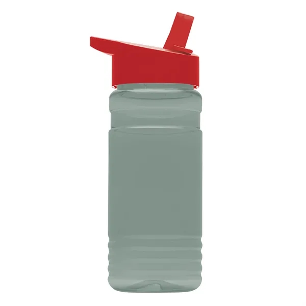 Big Grip 20 oz. Transparent Bottle -Flip Straw Lid... from ASI 40480 Koozie Group