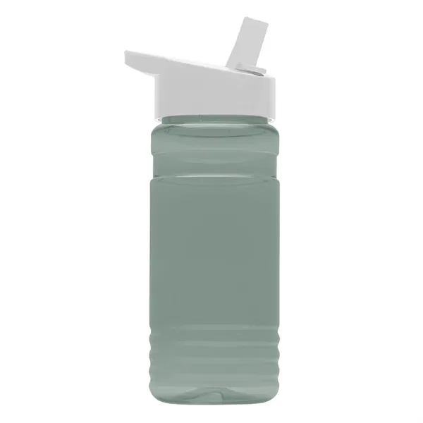Big Grip 20 oz. Transparent Bottle -Flip Straw Lid... from ASI 40480 Koozie Group