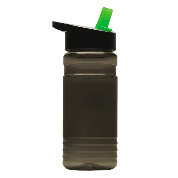 Big Grip 20 oz. Transparent Bottle -Flip Straw Lid... from ASI 40480 Koozie Group