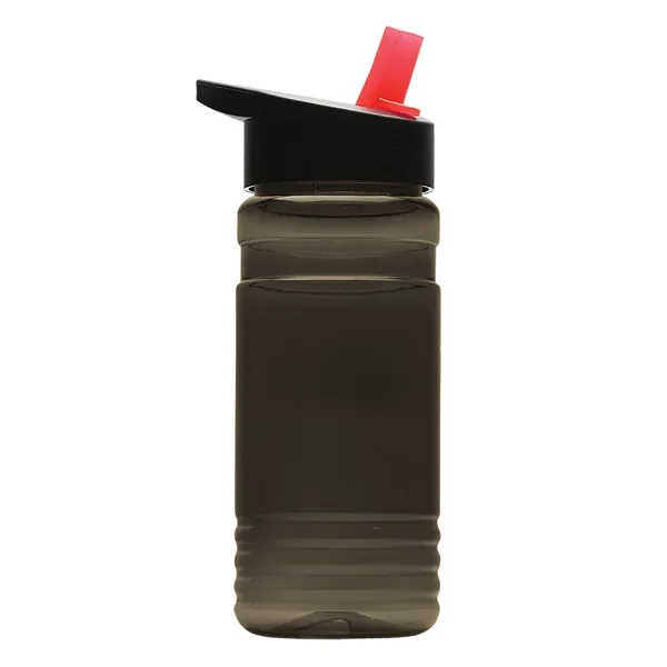 Big Grip 20 oz. Transparent Bottle -Flip Straw Lid... from ASI 40480 Koozie Group