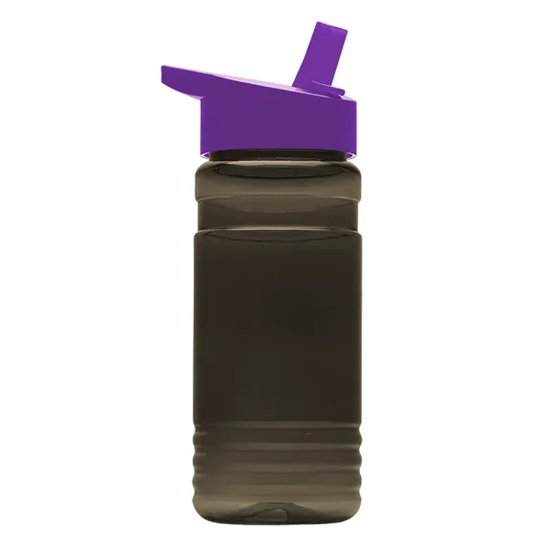 Big Grip 20 oz. Transparent Bottle -Flip Straw Lid... from ASI 40480 Koozie Group