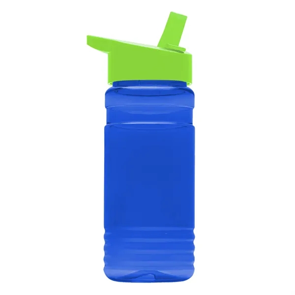 Big Grip 20 oz. Transparent Bottle -Flip Straw Lid... from ASI 40480 Koozie Group