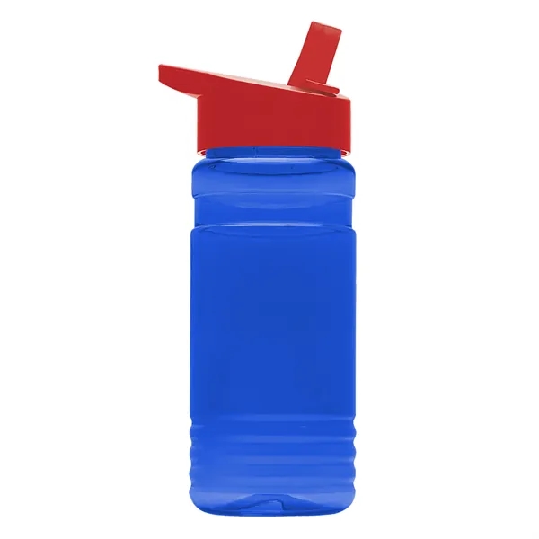 Big Grip 20 oz. Transparent Bottle -Flip Straw Lid... from ASI 40480 Koozie Group