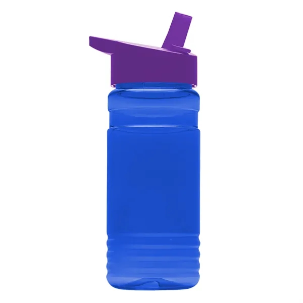 Big Grip 20 oz. Transparent Bottle -Flip Straw Lid... from ASI 40480 Koozie Group