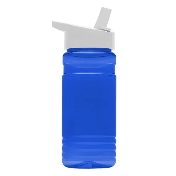 Big Grip 20 oz. Transparent Bottle -Flip Straw Lid... from ASI 40480 Koozie Group