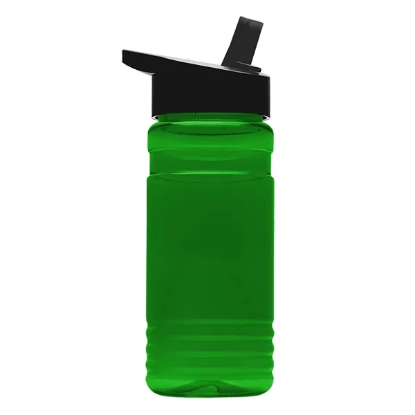 Big Grip 20 oz. Transparent Bottle -Flip Straw Lid... from ASI 40480 Koozie Group