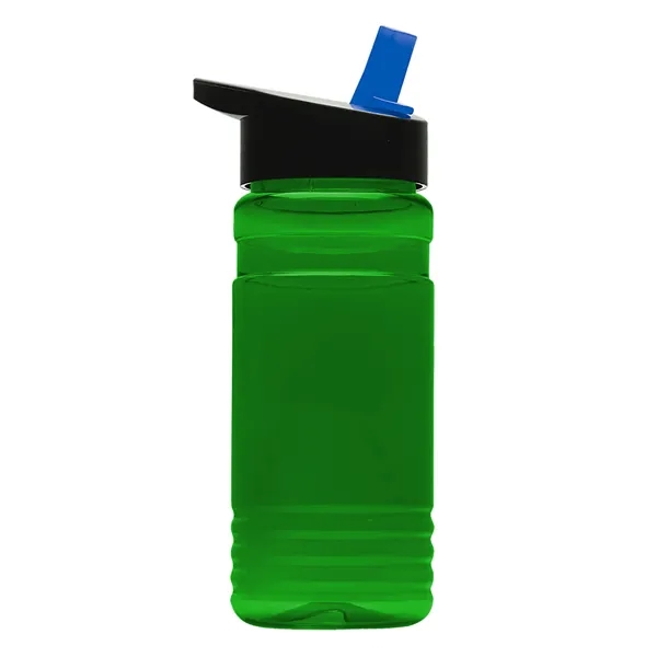 Big Grip 20 oz. Transparent Bottle -Flip Straw Lid... from ASI 40480 Koozie Group
