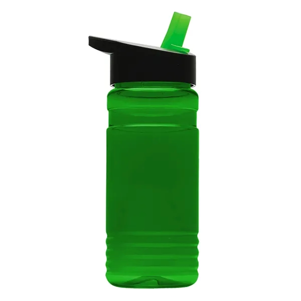 Big Grip 20 oz. Transparent Bottle -Flip Straw Lid... from ASI 40480 Koozie Group