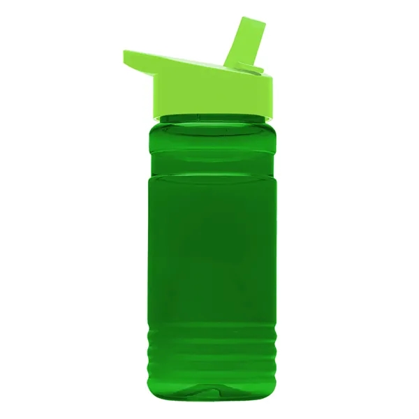 Big Grip 20 oz. Transparent Bottle -Flip Straw Lid... from ASI 40480 Koozie Group