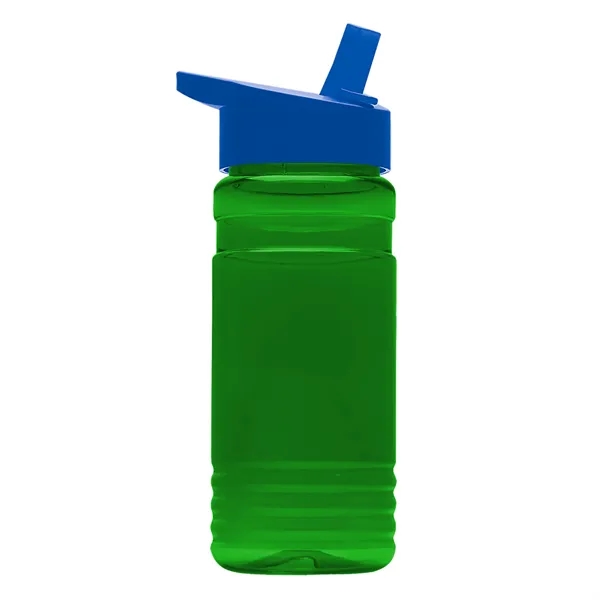 Big Grip 20 oz. Transparent Bottle -Flip Straw Lid... from ASI 40480 Koozie Group