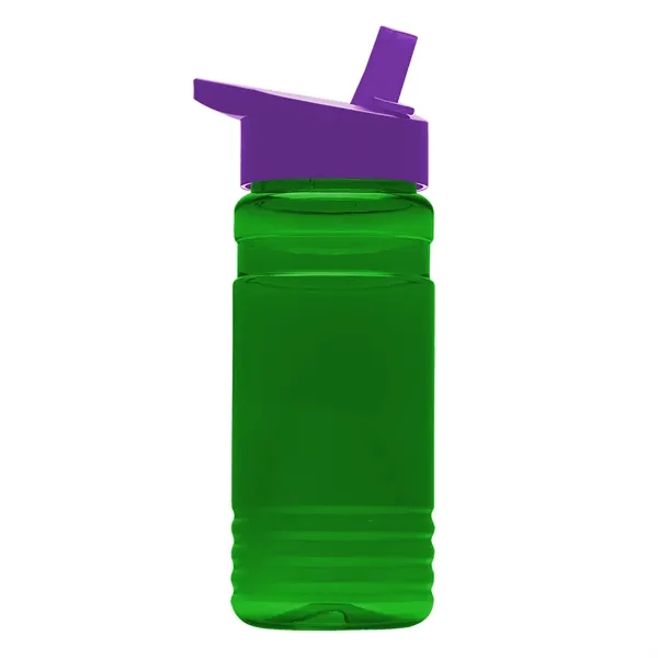 Big Grip 20 oz. Transparent Bottle -Flip Straw Lid... from ASI 40480 Koozie Group