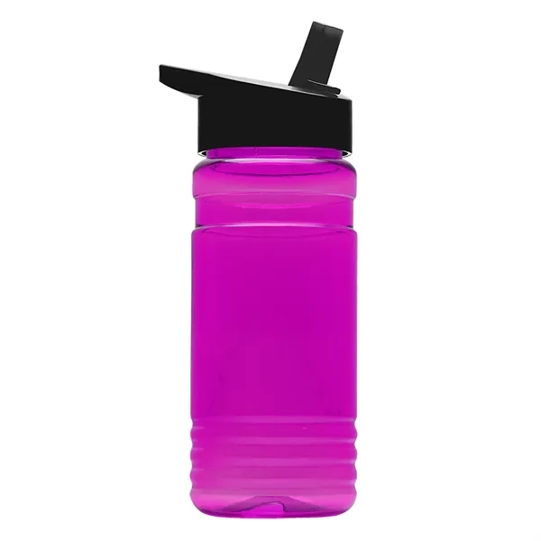 Big Grip 20 oz. Transparent Bottle -Flip Straw Lid... from ASI 40480 Koozie Group