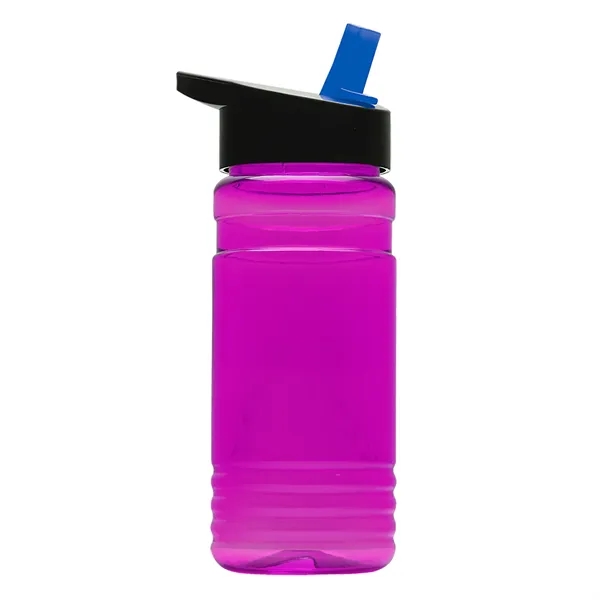Big Grip 20 oz. Transparent Bottle -Flip Straw Lid... from ASI 40480 Koozie Group