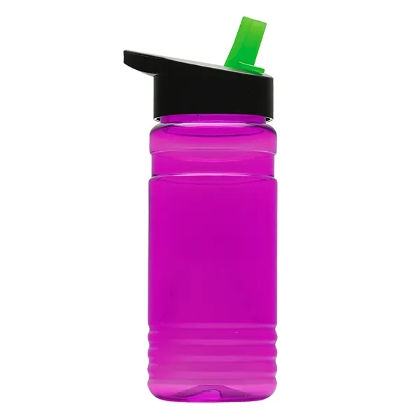 Big Grip 20 oz. Transparent Bottle -Flip Straw Lid... from ASI 40480 Koozie Group