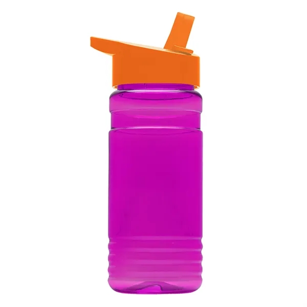 Big Grip 20 oz. Transparent Bottle -Flip Straw Lid... from ASI 40480 Koozie Group